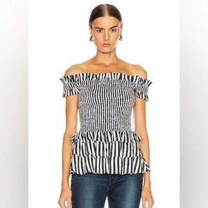 NWT Caroline Constas Hydra Top Navy
